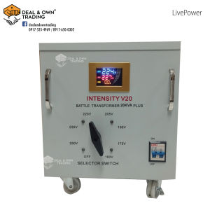 Live Intensity V20 AVR 20000W Variable Transformer