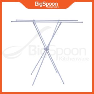 BIGSPOON Japanese Style Foldable Clothes Drying Rack | Slim Laundry Hanging Rack | Ampaian Baju Rak Gantung Baju | 日式晒衣架