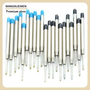 [COD] 10 Pcs blue ink parker style standard 1.0mm ballpoint pen refills nib medium