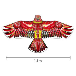 ว่าวนกอินทรีย์ ว่าวพิมพ์ลาย ว่าวรูปนกอินทรี ว่าวไล่นก ว่าวไล่ศัตรูพืชขนาดเล็ก ยาว110cm ว่าวไล่สัตว์ ว่าวนกอินทรีย์ใช้ไล่นกได้ SP96