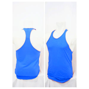 Siladamas Singlet Gym Hitam Polos elastis adem