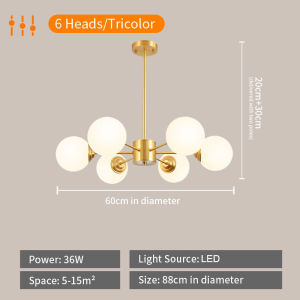 【RNG-Lighting】Bedroom Light Modern Chandelier Living Room Light Ceiling Light Center Light