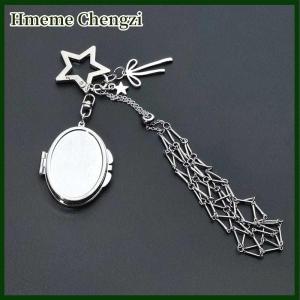 Hmeme Y2K Lipstick Holder Keychain Bag Keyring Charm Vintage Shine Lip Organizer Key Chain Ring Gift