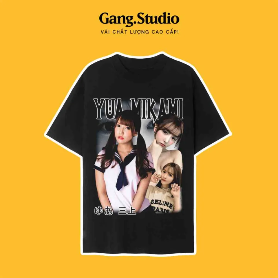 COD】 Áo Yua Mikami vải cao cấp phong cách nặng động trẻ trung, form nam nữ  mặc siêu đẹp T-shirt | Lazada.vn