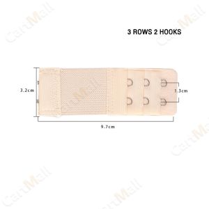 Ladies Elastic Bra Extender Extension Strap 2/3/4 Hooks