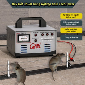 Máy Bắt Chuột Công Nghiệp Gia Đình Safe TechPower Rào Điện Tử An Toàn Cho Người - EuroHome