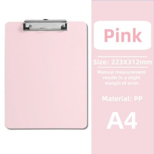A4 Folder Clip Board Writing Pad Thickened A4 Hard Board Clip Pad Folder Student File Collection Office School SuppliesA