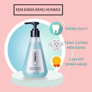 Kem đánh răng HUNMUI - kem đánh răng dạng gel giúp giảm ố vàng sạch mảng bám giảm hôi miệng 210ml