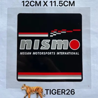 Nismo Nissan Motorsports International 12cm x 11.5cm Car Windshield Windscreen Sticker