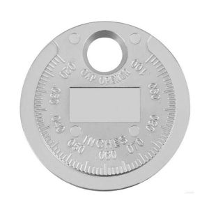 Metal Spark Plug Gap Gauge Tool Measurement Coin-Type 0.6-2.4mm Range Spark Plug