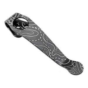 Metal Alloy Back Clip 3 Hole Folding Pocket Clip Clamp Replacement Deep Carry Pocket Clips Enduring