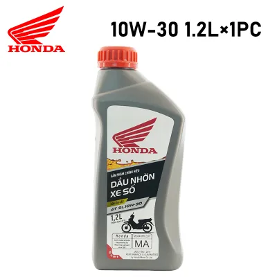 Original Honda 4T SL 10W-30 Motorcycle Engine Oil 1.2L JASO MA Minyak Hitam Motor for All Honda 4 Stroke Motorcycles