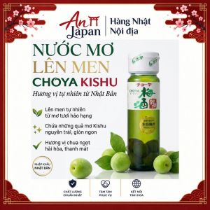 1 Thùng 12 Chai Nước Mơ Lên Men Choya Kishu 720ml Hàng Nhật Nội Địa - Chỉ Ship Hỏa Tốc - ANJAPAN