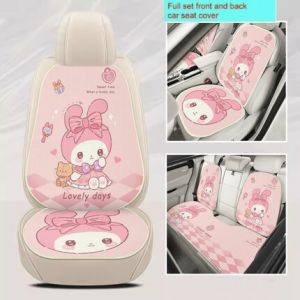 Winnie melody lotso KUROMI PANDA Pochacco universal car seat cushion auto Non slip full set cushion