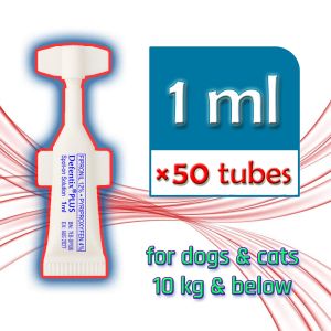Defentix Plus 50-tube Value Pack Spot-on Solution anti-tick flea for dogs cats garapata pulgas kuto galis detick frontline fipronil spot treatment tick prevention nexgard bravecto antiitch mites skin protect simparica cassiel vetcore control dermatitis