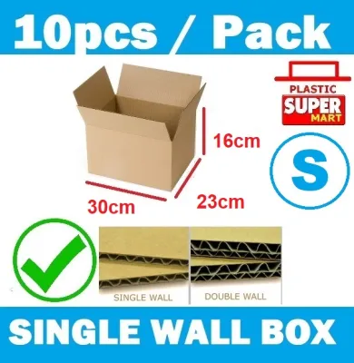 【10pcs 】Small Postal Carton Boxes Single Wall Thick Material Brand New Storage Moving Mover Box Office Warehouse Renovation Courier Delivery Packing Box