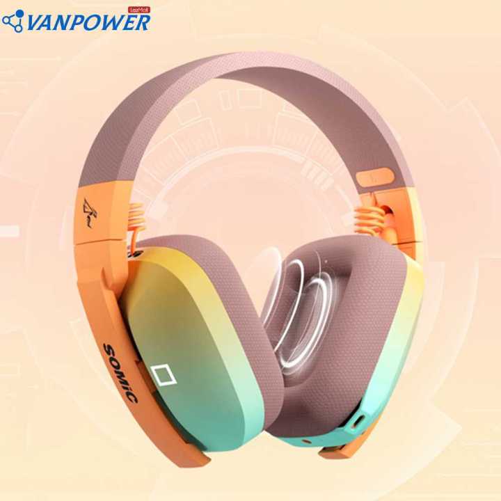 Wireless Headphones 3 Modes Connection Wireless Gaming Earphones Cool