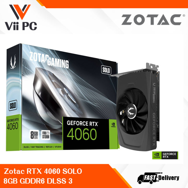 ZOTAC GAMING NVIDIA GeForce RTX 4060 RTX4060 SOLO 8GB GDDR6