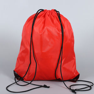 Nylon String Bag Basketball Workout Travel Storage Bag Shoulder Sport Shoe Bag Light Weight Water Resistant Drawstring Backpack Beg Bertali