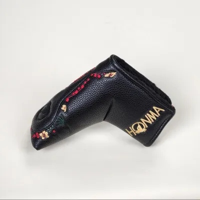 ใหม่ HONMA ม้าแดง S-08 หมายเลข ชุดไม้กอล์ฟ 1 ชุด พร้อมปลอกเหล็กและปลอกแขนพัตเตอร์