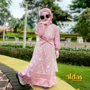 AKFAS - Baju Anak Gamis Brokat Mutiara