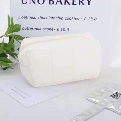 KAIHUA Kotak Pensil Make Up Pouch Pillow Korea Kotak Pensil Sleting Velvet Aesthetic TF112