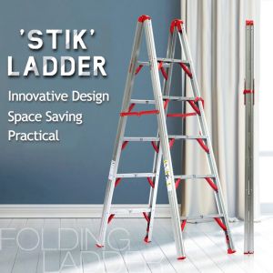 STIK TELESTEP COMPACT Aluminium Alloy Folding Ladder(Single/Double Sided)TELESCOPIC