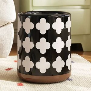 FFBH Trash Can Double Layer Large Trash Bin Living Room Modern Wastebasket Bedroom Kitchen Litter Bins Retro Garbage Bin Cleaning 5Y6Z3