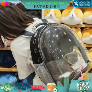 FX PET - Tas Anabul Astronot Full Transparan M05 Tas Ransel Hewan Pet Rucksack Pet Travel Bag/Carrier - tas kucing - tas kucing jalan jalan - tas anjing - tas bawa kucing - tas untuk membawa peliharaan