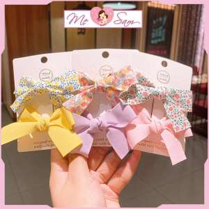 Bộ 2 kẹp tóc nơ hình bướm xinh xắn nhiều mẫu phong cách Hàn Quốc Shop Mẹ Sam