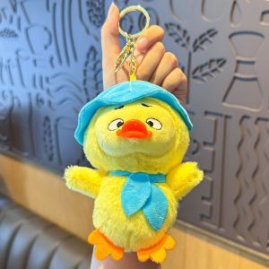 Gantungan Kunci gold Bag Charm Upset Duck Premium Pastel Bebek Fluffy Lembut Manis Lucu Unik Imut Termurah Grosir Cod