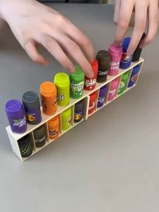 Bottle Matching Game Bottle Guessing Game Drink Bottle Color Sorting Thinking Training Game Toy for Children Kids Family