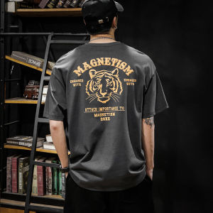 2022 New Summer Short Sleeve T-shirt Mens Korean Loose Round Neck Half Sleeve Student T-shirt Trend Mens Base Top