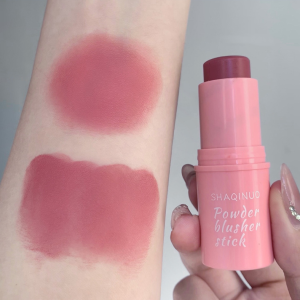 Dorisna Blush Stick Waterproof Brightening Face Contouring Shadow Blusher Long-lasting Cheek Korean Makeup Cosmetic