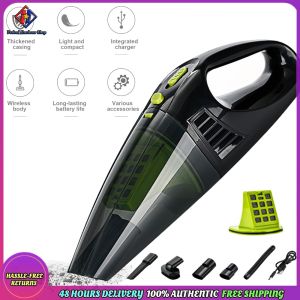 Vodool Handheld Vacuum Cordless Rechargeable Portable Car Vacuum Cleaner 4500PA Hand Held Vacuum 120W High Power for Car