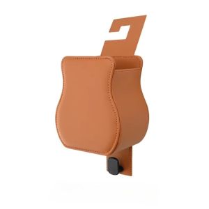 SHIHENG Đa chức năng Giá đỡ cốc trên xe hơi Di động Da PU Túi đựng đồ gắn lưng ghế ô tô Phổ quát Chống thấm nước Hộp đựng đồ phía sau ghế ngồi. Dành cho bình nước điện thoại chìa khóa