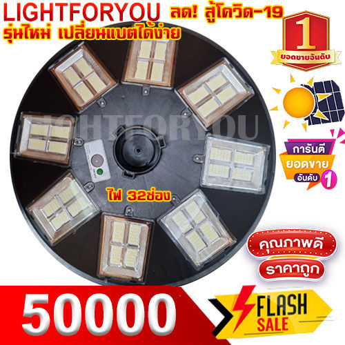 ไฟพี่โบ้ UFO 50000 แสงขาว/แสงวอร์ม 133 ดาว ทิศทาง UFO โคมไฟถนน โคมถนน พลังงานแสงอาทิตย์ LED แสงสีขาว โคมไฟโซล่าเซล โคมไฟติดผนัง ไฟสปอร์ตไลท์