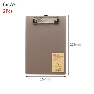 NALANILI 2Pcs Writing Pad A6/A5/A4 Clipboard Ticket Bill Holder Document Folder File Folder Board Durable Hanging Cardboard Menu Paper Clips