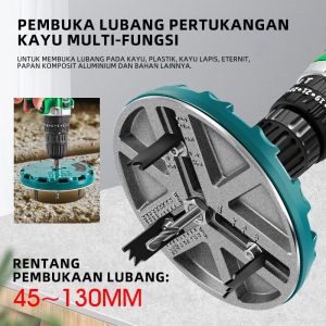 Holesaw Hole Saw Pembuka lubang- Pelubang Kayu Paralon Hidroponik