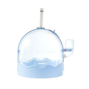 PETPARADIS Breathable Hamster Carrying Cage with Water Bottle Clear Flip Cover Hamster Carrier Pet Outdoor Carrier Plastic Guinea Pig Outgoing Cage For Squirrel Hamsters