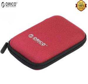 Túi đựng phụ kiện đa năng chống sốc bảo vệ thiết bị Orico PHD25 (màu đỏ)– Hộp đựng dây sạc tai nghe