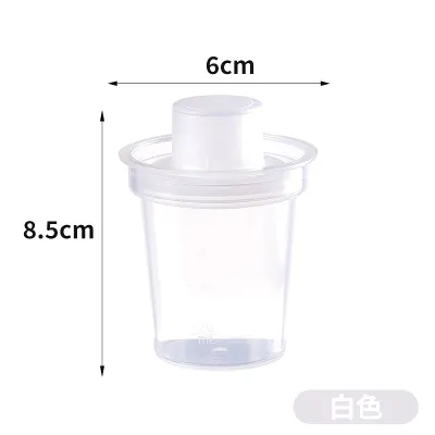 Baby Portable Baby Milk Powder Box Sealed Leak-Proof Box Outing Milk Powder Compartment Minimalist Travel Safe pp Material No BPA Newborn Baby Milk Powder Compartment Box Four Compartments
