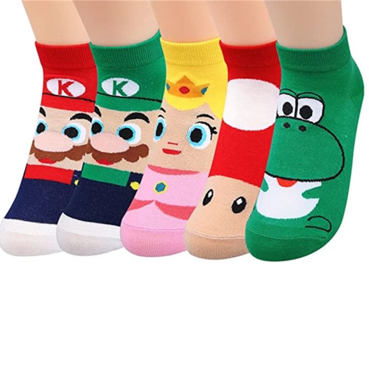 MZP Cartoon Socks Figure Toys Birthday Toy Women Fuzzy Socks Action