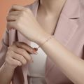 Lắc tay vàng 14k LLF293 Huy Thanh Jewelry. 