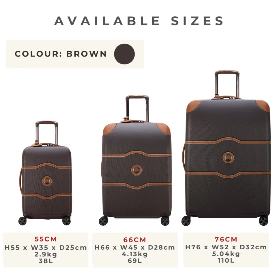 Delsey Paris Chatelet Air 2.0 4-Double Wheels Cabin Trolley Case