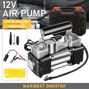 Heavy Duty Portable Air Compressor Air Pump Tyre Mini Air Compressor Portable Car Tyre Inflator Air Pump Pump Tayar