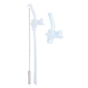 Evorie Tritan Toddler Sippy Cup Kids Water Bottle for 1-3 year old 300mL With Silicone Straw & Removable Handles Sealed and leakproof portable and drop-resistant