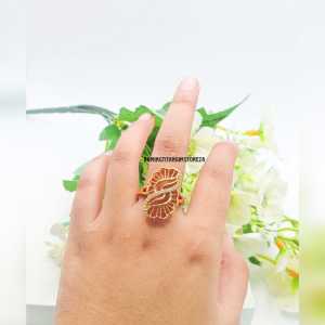 CINCIN TITANIUM DUBAI DESAIN MODEL PERMATA ZIRCON ANTI LUNTUR & ANTI KARAT (COD)