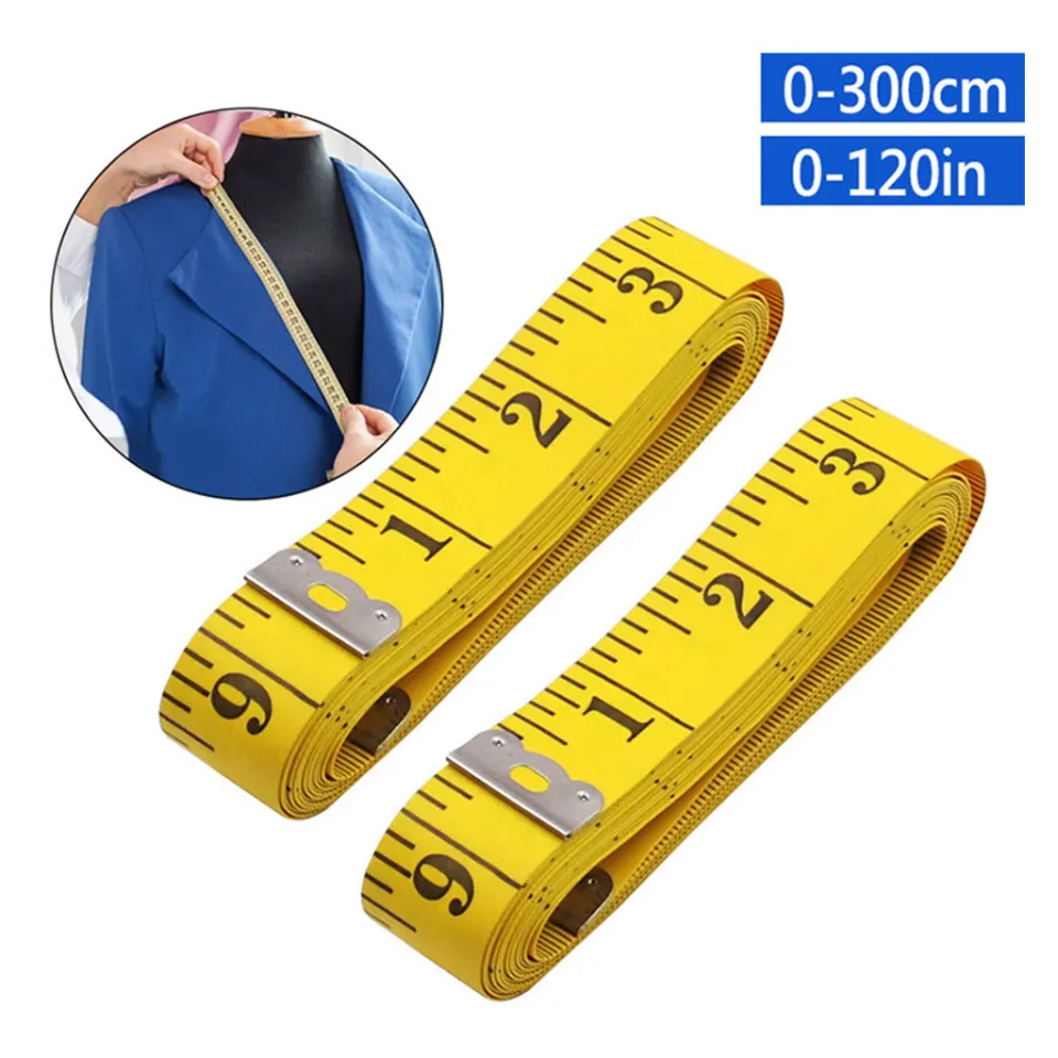 Tape Measure Body Measuring Tape, 120 Inch Soft Fabric Measuring Tape for  Sewing Cloth Measurement, Double Scale Tailor Ruler for Weight Loss Medical