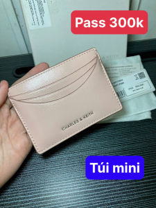ví nữ Charles & Keith CK6-50770662 Hồng nhạt Nữ chính hãng 100%